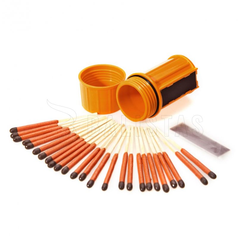 Fiammiferi UCO Stormproof Match custodia arancione 25pz