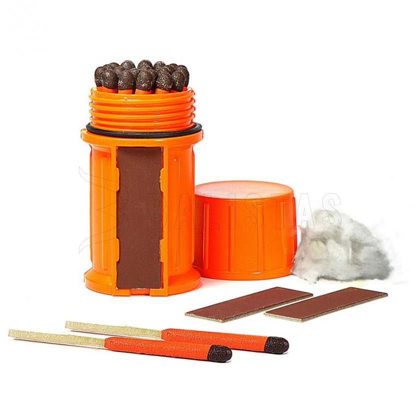 Fiammiferi UCO Stormproof Match custodia arancione 25pz