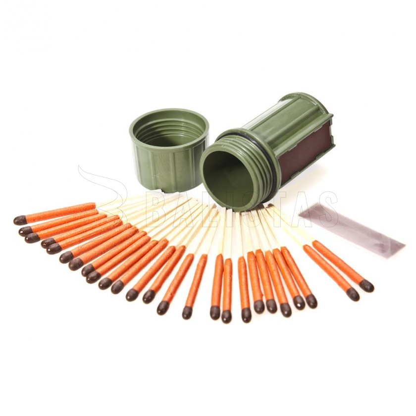 Fiammiferi UCO Stormproof con astuccio verde 25 pz
