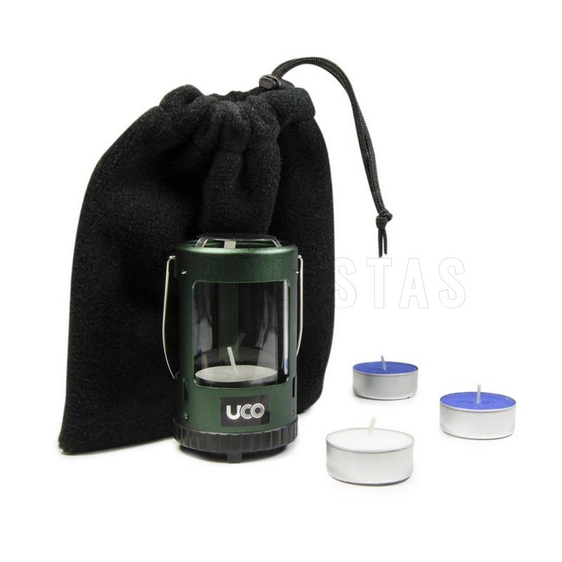 Lanterna per luci da tè UCO Mini Set verde
