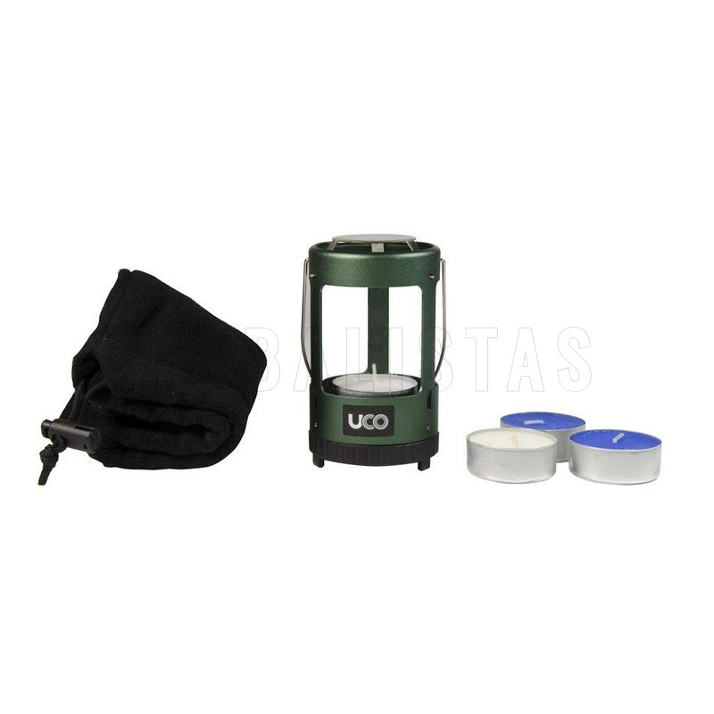 Lanterna per luci da tè UCO Mini Set verde