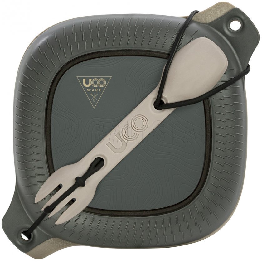 Set da tavola UCO Mess Kit 4 pezzi grigio