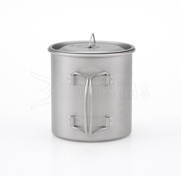 Tazza in titanio Keith con coperchio 550ml