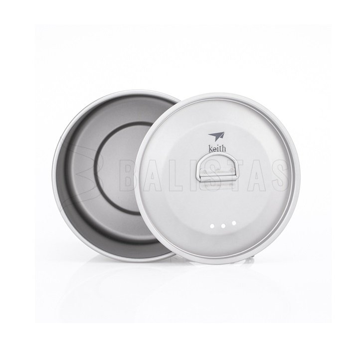 Tazza in titanio Keith con coperchio 900ml