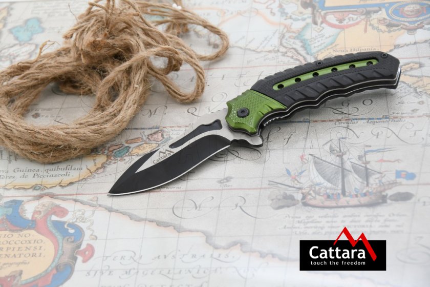 Coltello tascabile Cattara Cobra verde