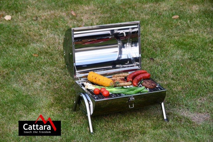 Barbecue da tavolo a carbone Cattara Double