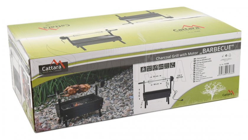 Griglia Cattara Barbeque con spiedo rotante