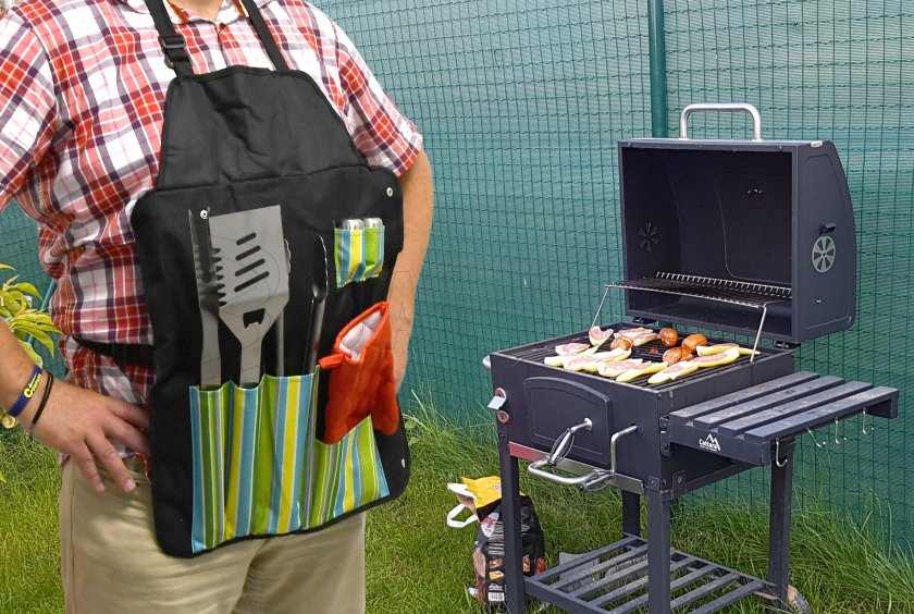 Set di utensili per barbecue Cattara 7 pezzi