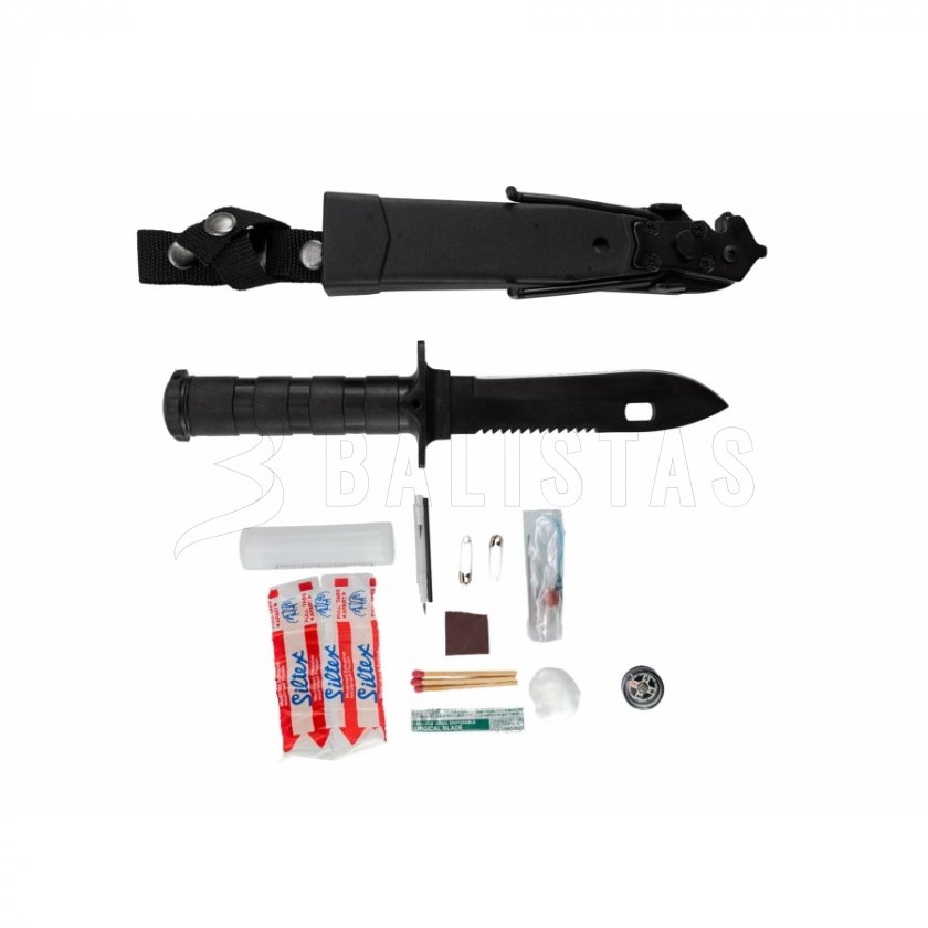 Coltello survival Fox Outdoor Skaut nero
