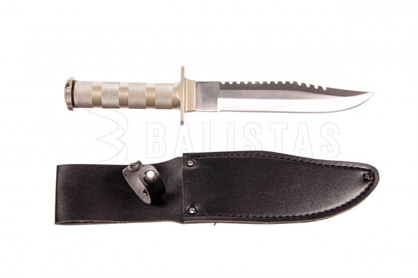 Coltello survival Fox Outdoor con fodero in pelle