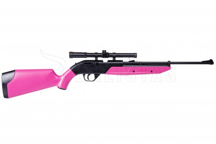 Carabina ad aria Crosman Pumpmaster 760 SET 4,5mm rosa