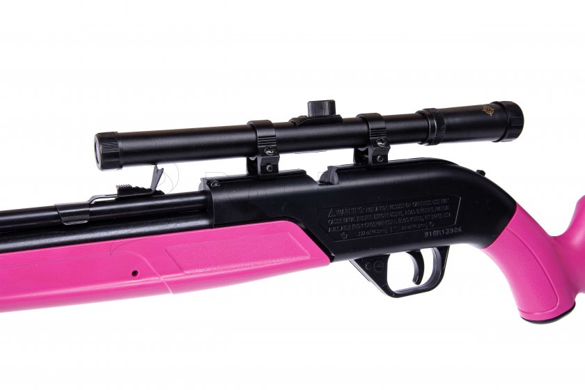 Carabina ad aria Crosman Pumpmaster 760 SET 4,5mm rosa
