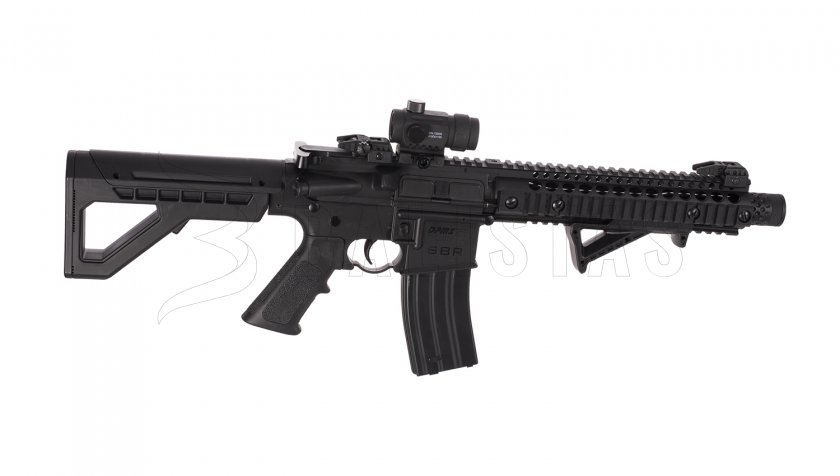 Carabina ad aria compressa Crosman DPMS SBR Full Auto 4,5mm con collimatore