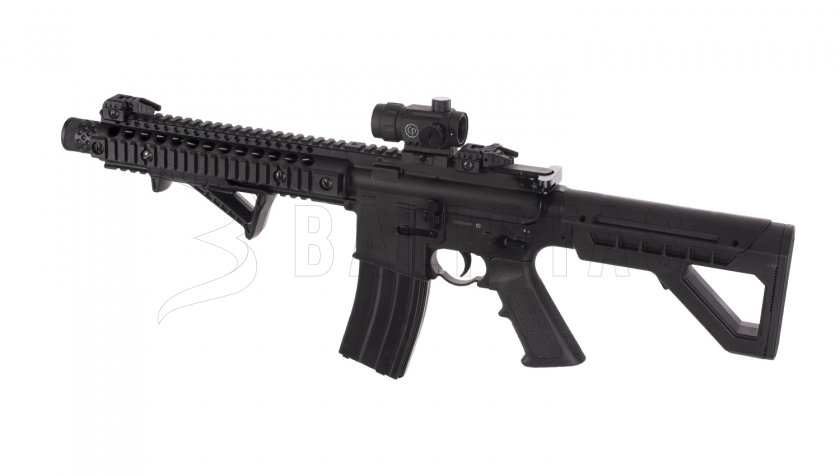 Carabina ad aria compressa Crosman DPMS SBR Full Auto 4,5mm con collimatore
