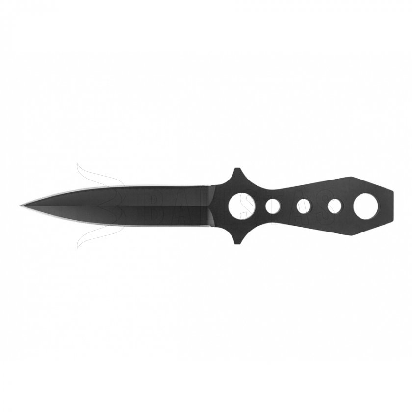 Coltello da lancio Fox Outdoor 22,5cm con fodero, nero