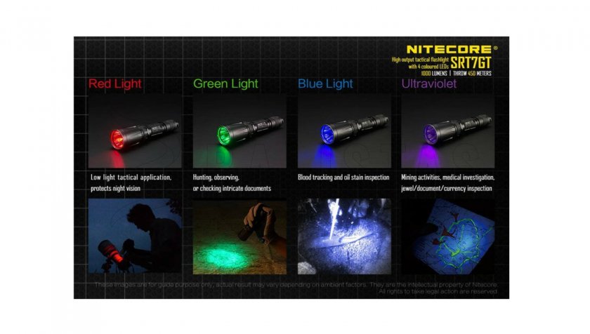 Torcia tattica Nitecore SRT7GT