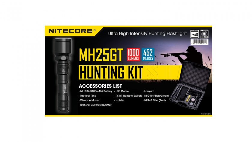 Nitecore MH25GT Set da caccia