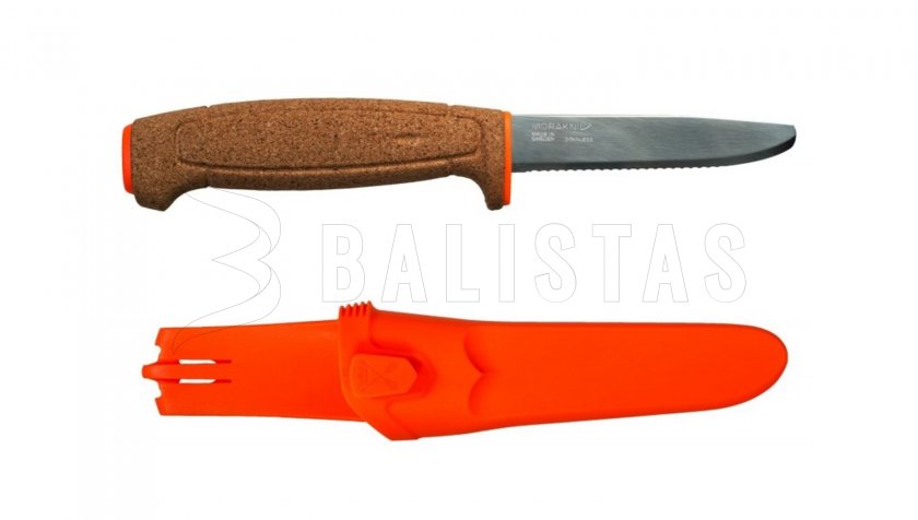Coltello Morakniv Floating Serrated Knife Orange