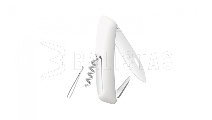 Coltello tascabile svizzero Swiza D01 bianco