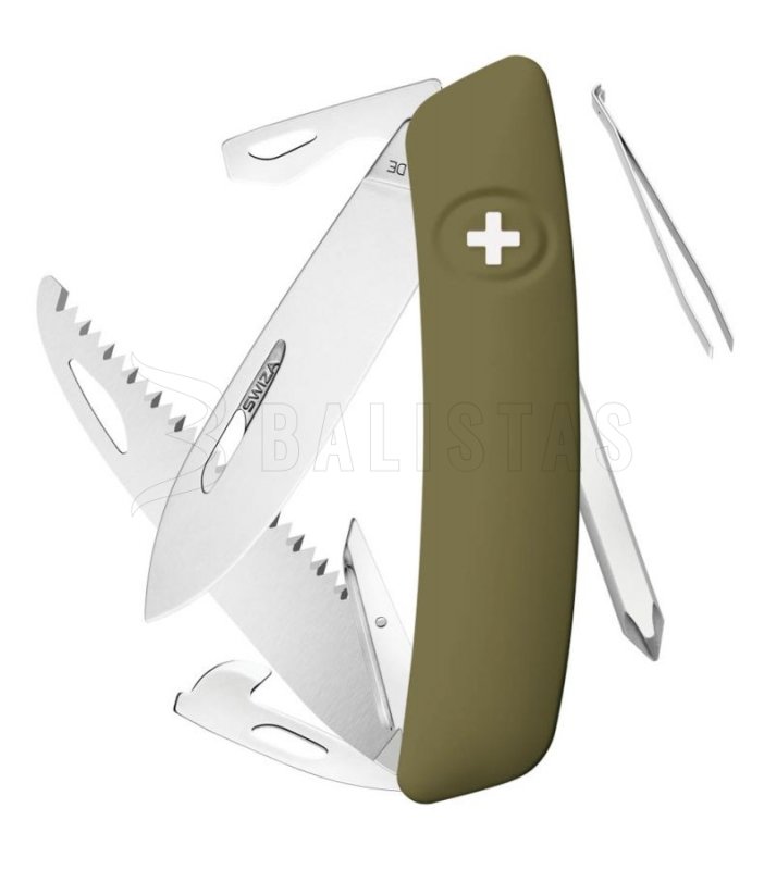 Coltello svizzero tascabile Swiza D06 oliva
