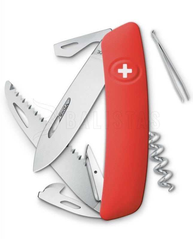 Coltello tascabile svizzero Swiza D05 rosso