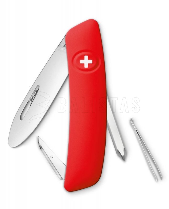 Coltello tascabile svizzero Swiza Junior J02 rosso