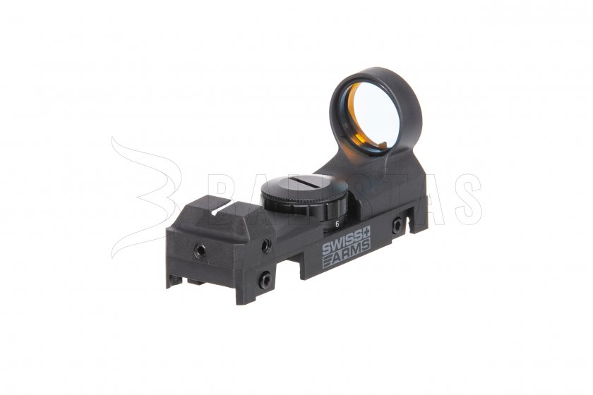 Red dot Swiss Arms aperto