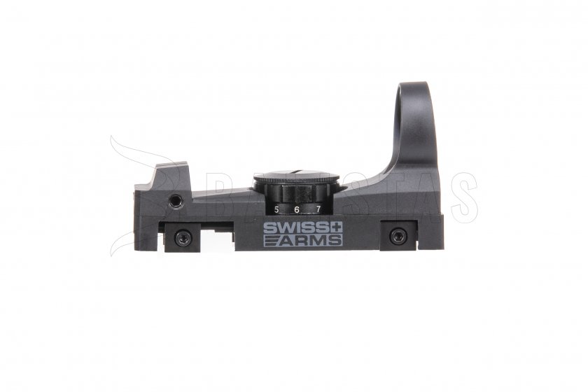 Red dot Swiss Arms aperto