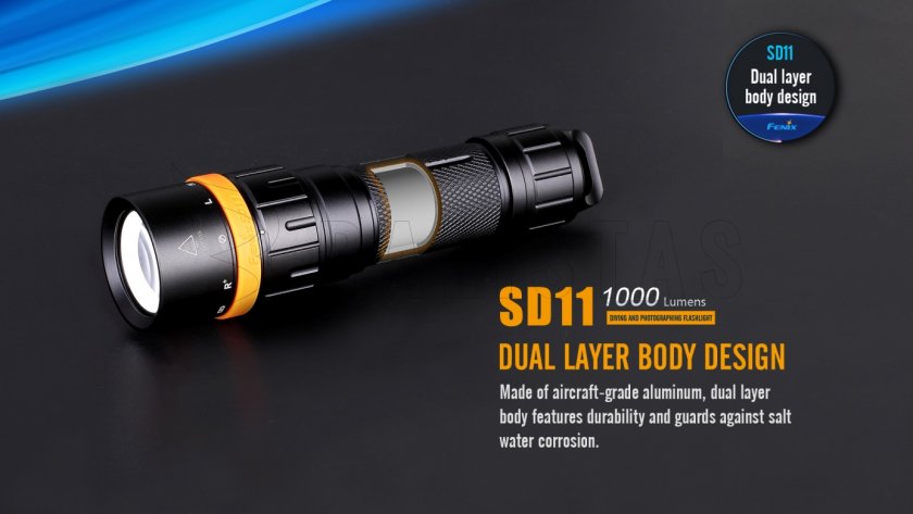 Torcia subacquea a LED Fenix SD11