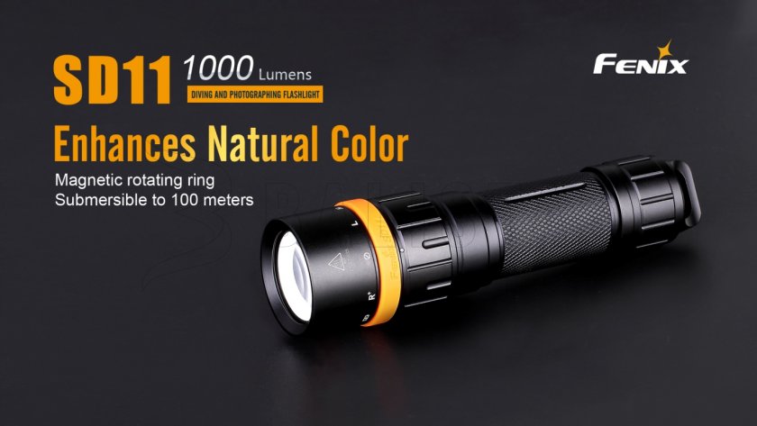 Torcia subacquea a LED Fenix SD11