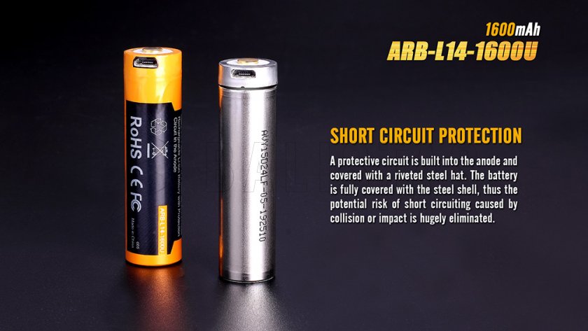 Batteria AA ricaricabile USB Fenix ARB-L14-1600U