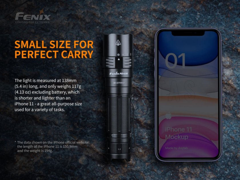 Torcia Fenix PD40R V2.0
