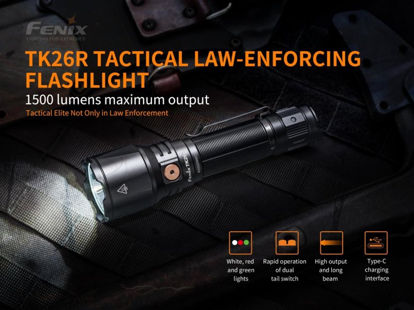 Torcia tattica Fenix TK26R