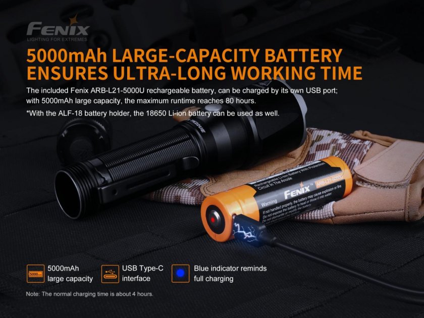 Torcia tattica Fenix TK22 Ultimate Edition