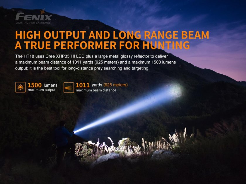 Torcia da caccia Fenix HT18