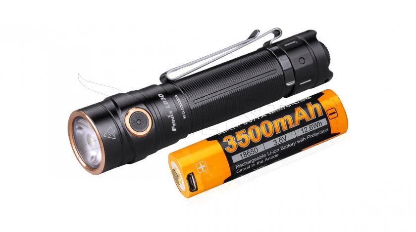 Torcia Fenix LD30 + batteria ricaricabile USB 3500 mAh