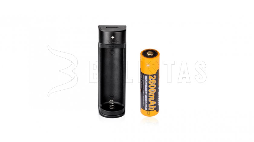 Caricabatterie USB Fenix ARE-X1 + 18650 (2600 mAh)
