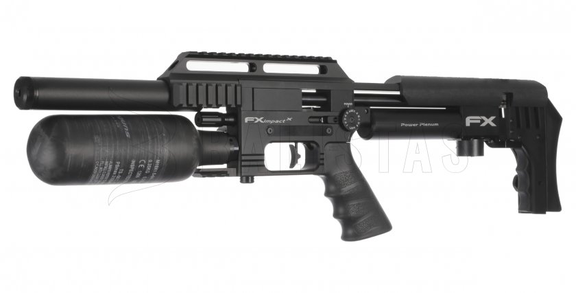 Carabina ad aria compressa FX Impact MKII Compact, Power Plenum, black 5,5mm