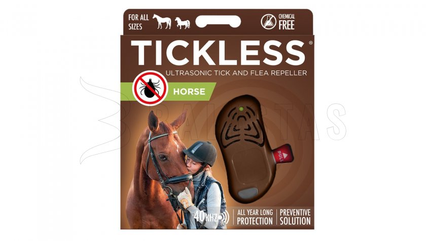 Repellente per zecche per cavalli Tickless marrone