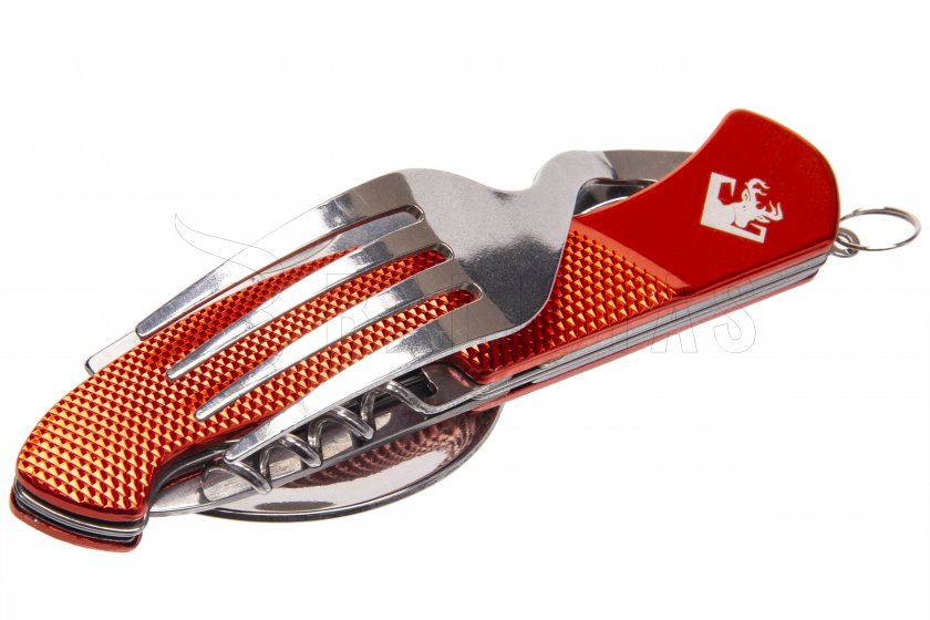 Posate pieghevoli Wildee Camper rosso