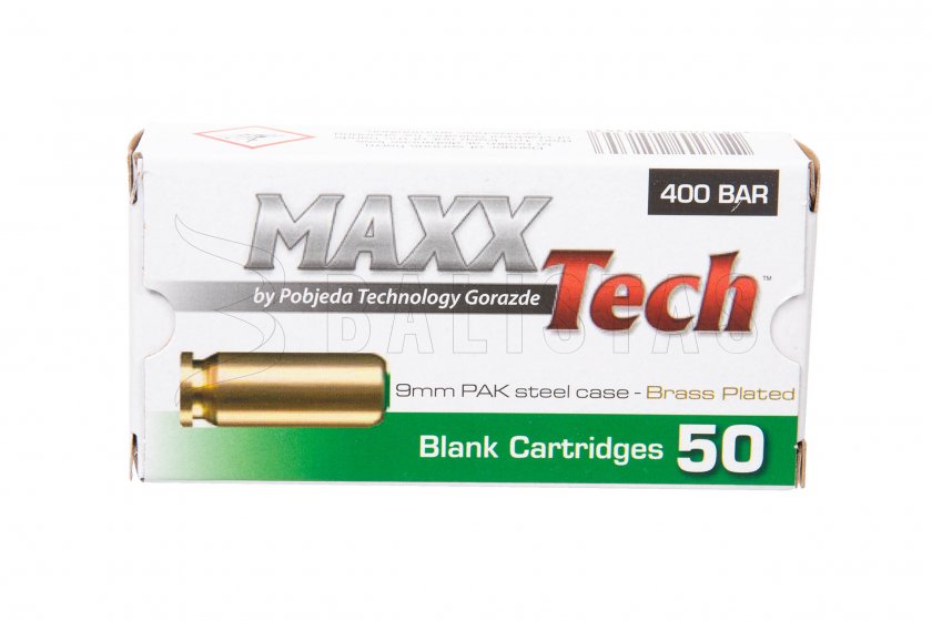Cartucce a salve MAXX Tech 9mm pistola 50 pezzi