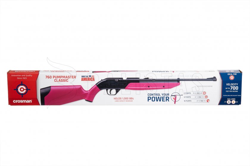 Carabina ad aria compressa Crosman Pumpmaster 760 4,5mm rosa