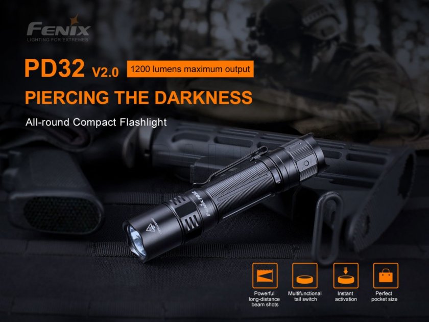 Torcia Fenix PD32 V2.0 2