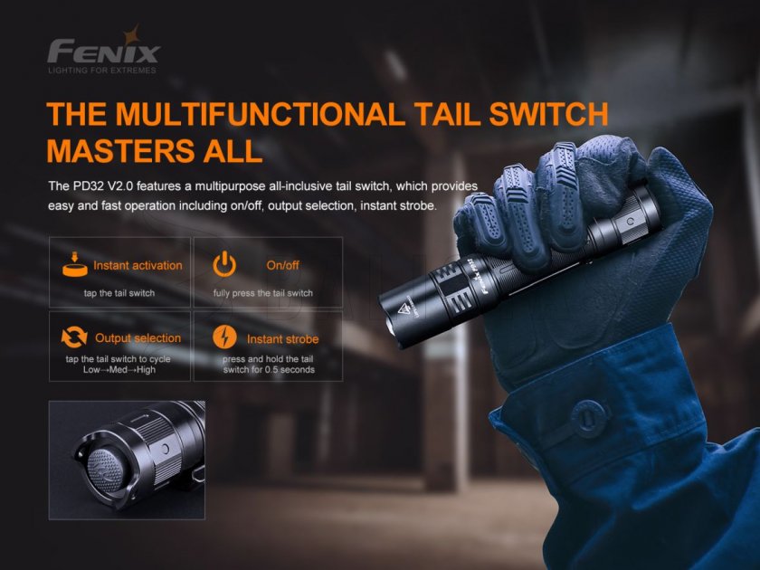 Torcia Fenix PD32 V2.0 3