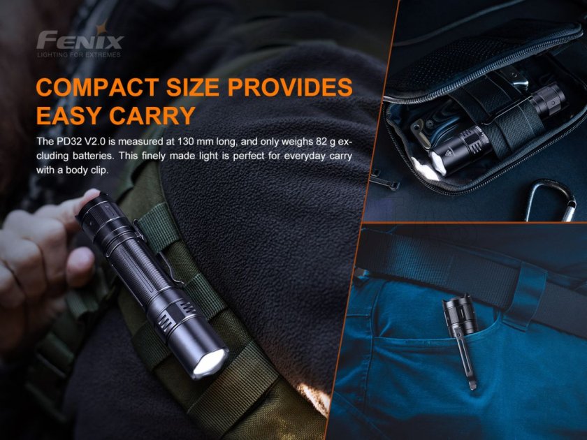 Torcia Fenix PD32 V2.0 5