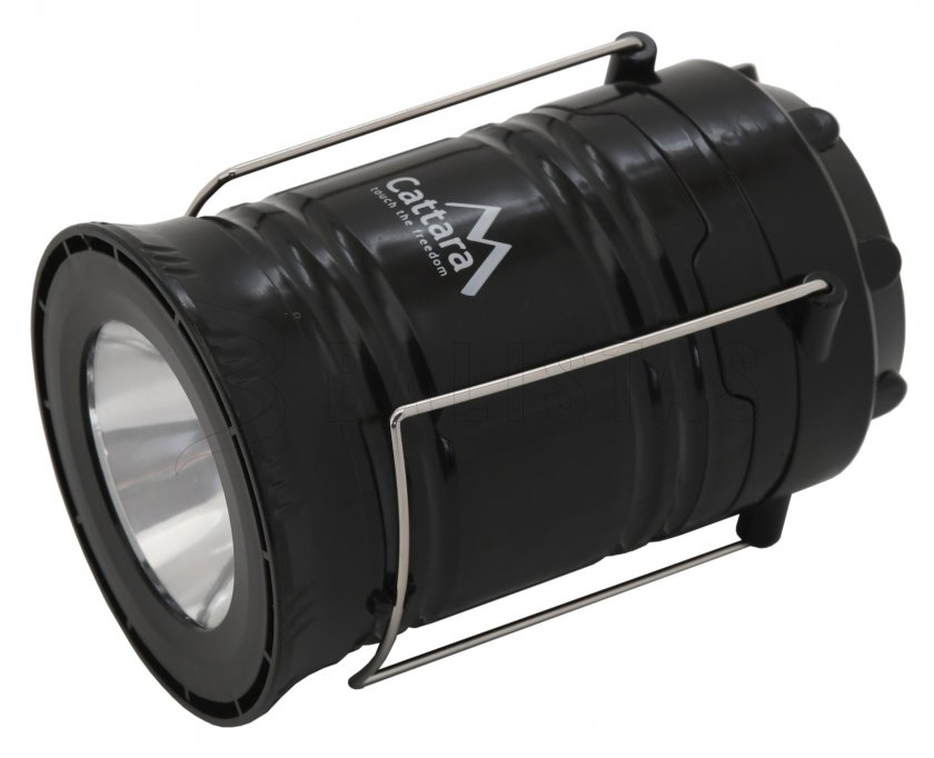Lampada da campeggio ricaricabile Cattara LED 20/60lm estensibile