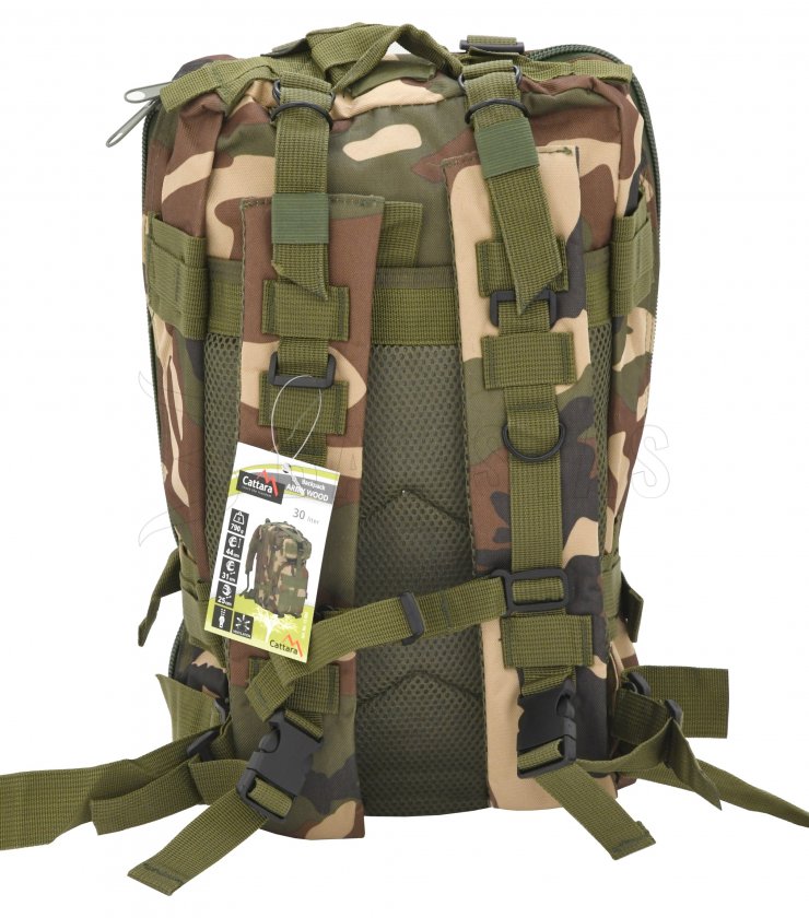 Zaino Cattara 30l ARMY WOOD