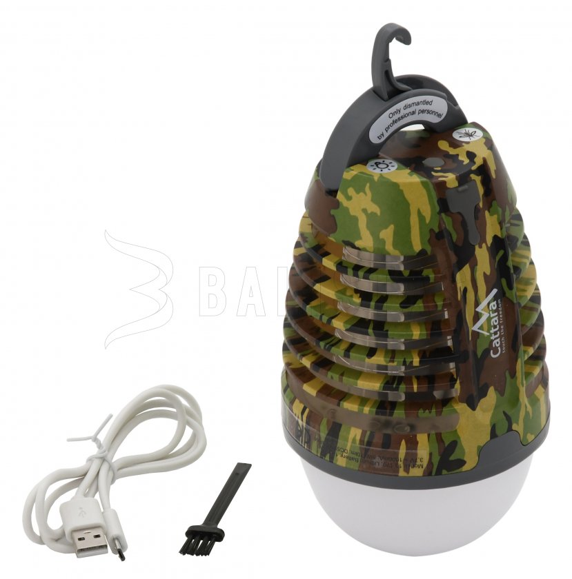 Torcia PEAR ARMY ricaricabile + trappola per insetti