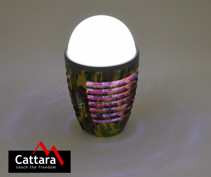 Torcia PEAR ARMY ricaricabile + trappola per insetti