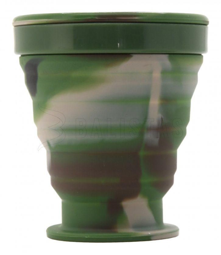 Bicchiere pieghevole in silicone ARMY 200ml